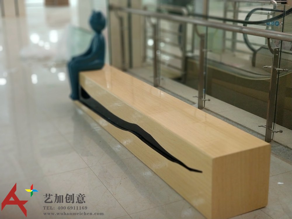 美陈玻璃钢座椅