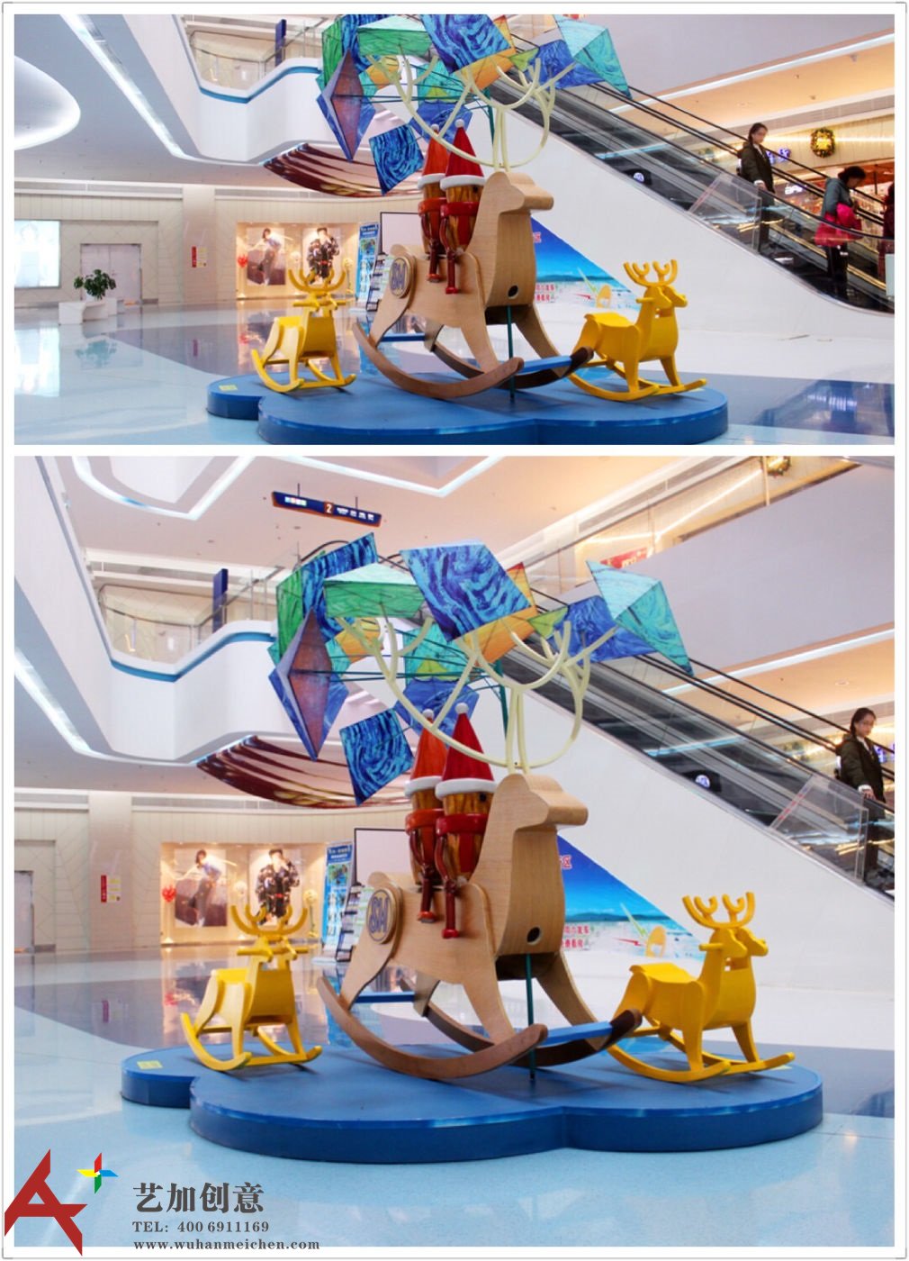 圣诞美陈：风筝之圣诞情缘