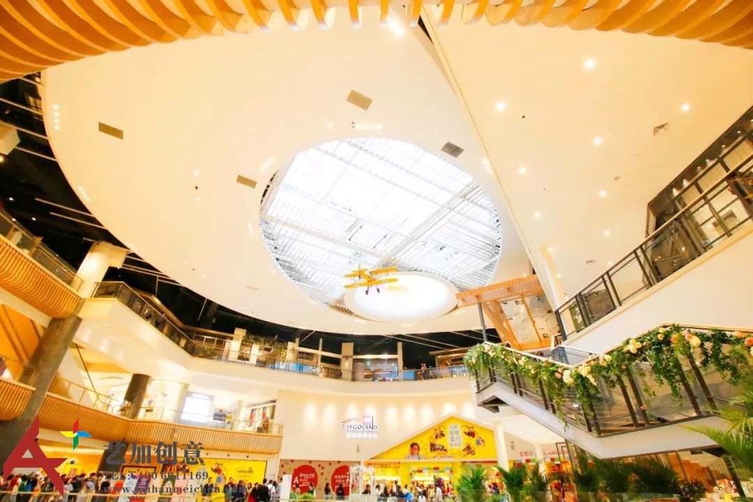 长风大悦城的“自然系”花艺美陈