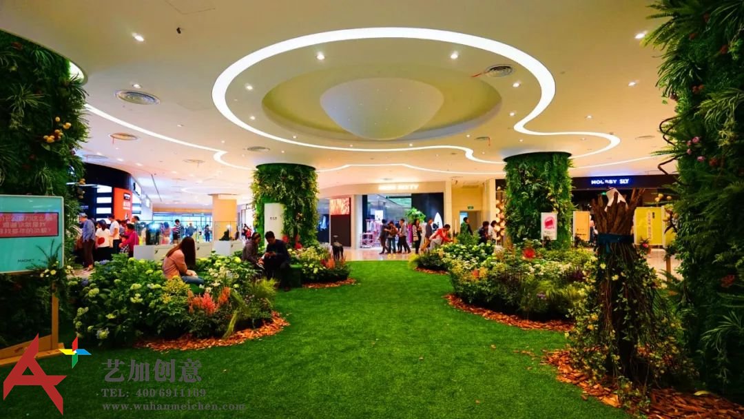 长风大悦城的“自然系”花艺美陈