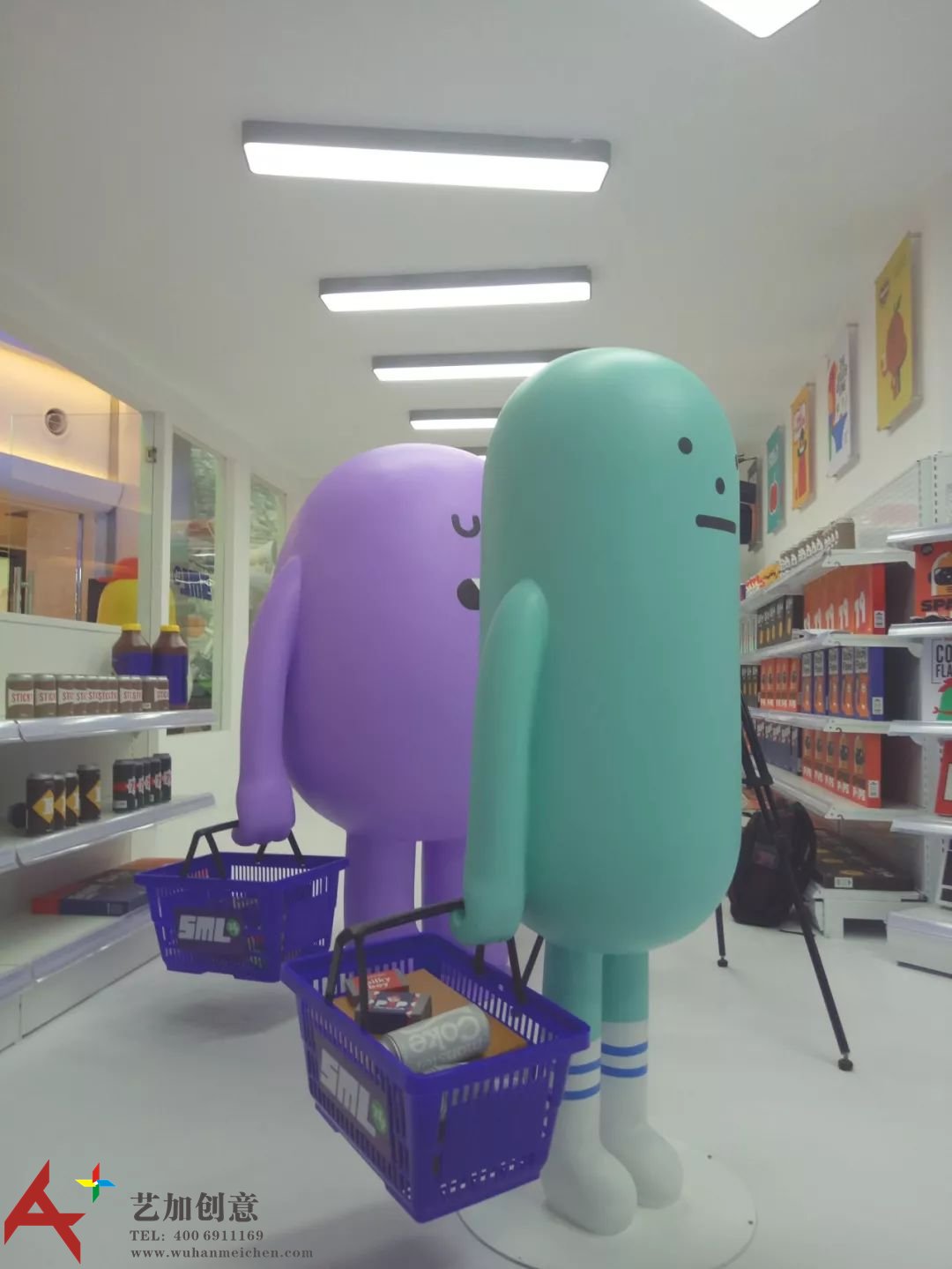 “黏黏怪物列车”主题美陈