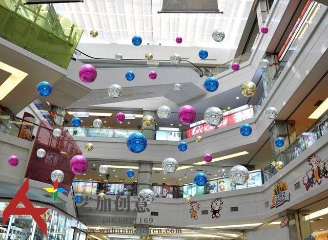 商场中庭装饰球