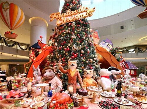 香港圣诞节美陈2016