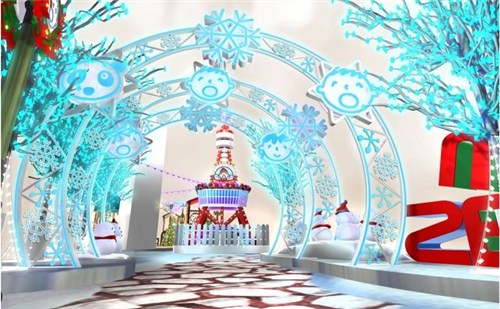 香港圣诞节美陈2016