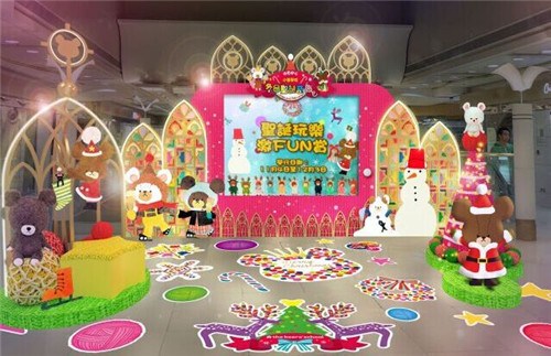 香港圣诞节美陈2016