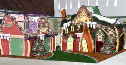 香港圣诞节美陈2016