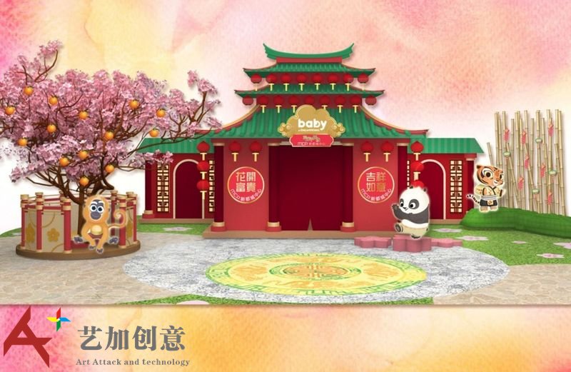 香港10大购物中心2018春节美陈方案抢鲜看3MCP新都城中心 香港10大购物中心2018春节美陈方案抢鲜看3MCP新都城中心