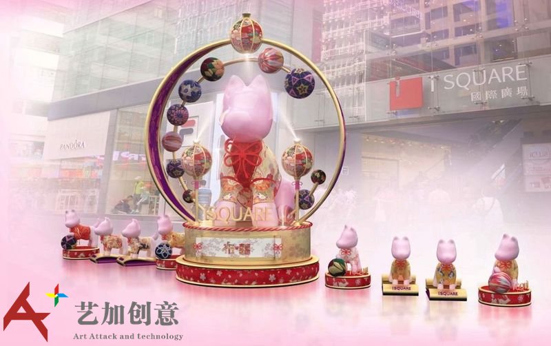 香港10大购物中心2018春节美陈方案抢鲜看3MCP新都城中心 香港10大购物中心2018春节美陈方案抢鲜看3MCP新都城中心