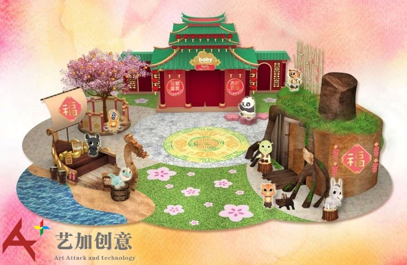 香港10大购物中心2018春节美陈方案抢鲜看3MCP新都城中心 香港10大购物中心2018春节美陈方案抢鲜看3MCP新都城中心