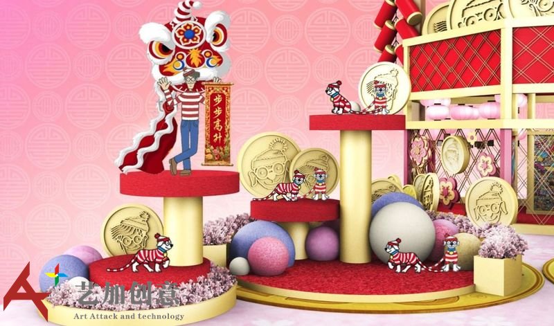 香港10大购物中心2018春节美陈方案抢鲜看 香港10大购物中心2018春节美陈方案抢鲜看