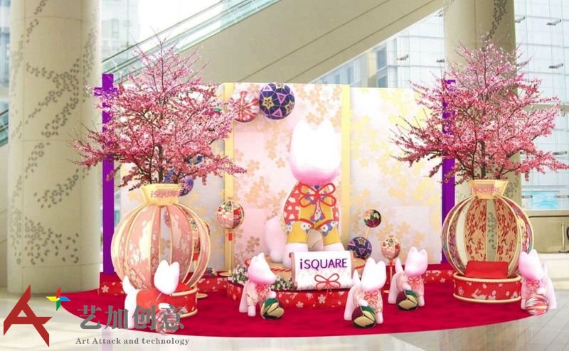 香港10大购物中心2018春节美陈方案抢鲜看3MCP新都城中心 香港10大购物中心2018春节美陈方案抢鲜看3MCP新都城中心