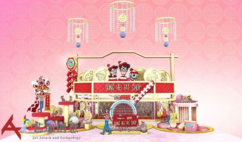 香港10大购物中心2018春节美陈方案抢鲜看 香港10大购物中心2018春节美陈方案抢鲜看