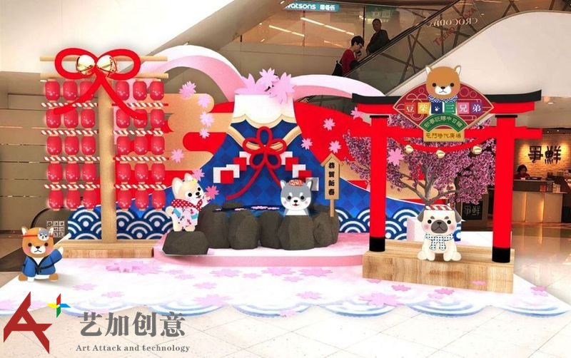 香港10大购物中心2018春节美陈方案抢鲜看4新城市广场