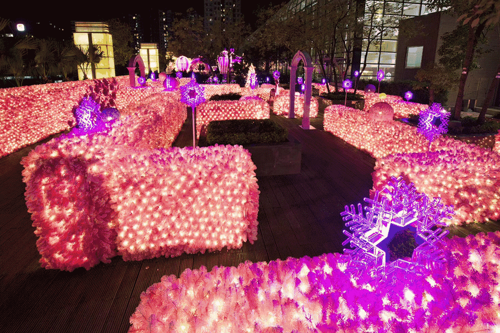 圣诞美陈赏析：香港沙田新城市广场\香港D2 Place