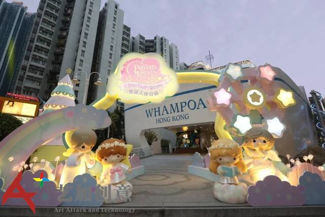 香港圣诞节美陈赏析