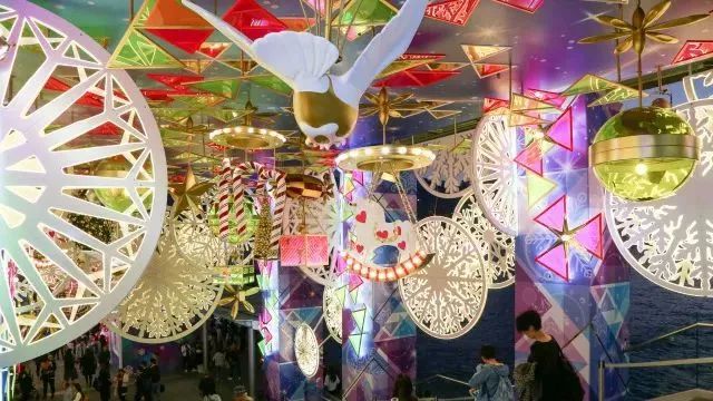 香港圣诞节美陈赏析