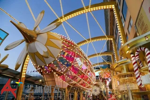 香港圣诞节美陈赏析