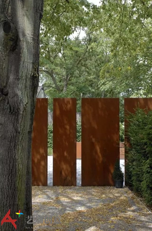 耐候钢在花园景观中的应用案例赏析 耐候钢在花园景观中的应用案例赏析