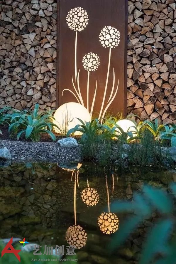 耐候钢在花园景观中的应用案例赏析 耐候钢在花园景观中的应用案例赏析