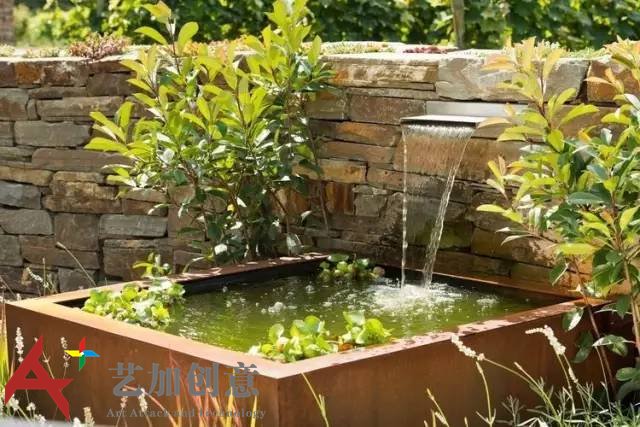 耐候钢在花园景观中的应用案例赏析 耐候钢在花园景观中的应用案例赏析