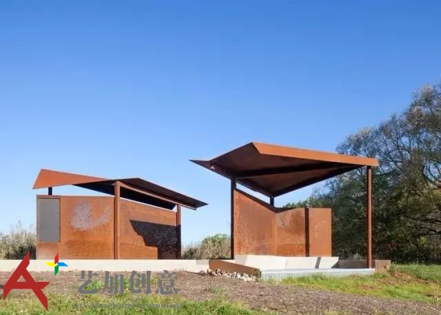 耐候钢在花园景观中的应用案例赏析 耐候钢在花园景观中的应用案例赏析