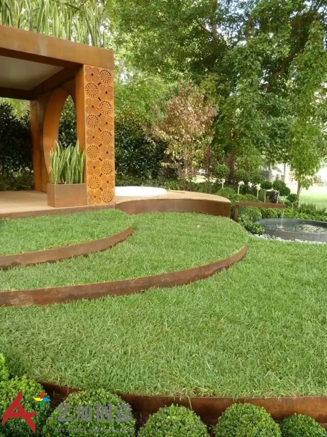 耐候钢在花园景观中的应用案例赏析 耐候钢在花园景观中的应用案例赏析