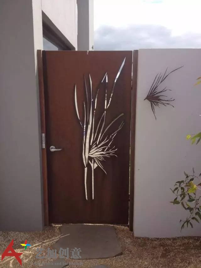 耐候钢在花园景观中的应用案例赏析 耐候钢在花园景观中的应用案例赏析