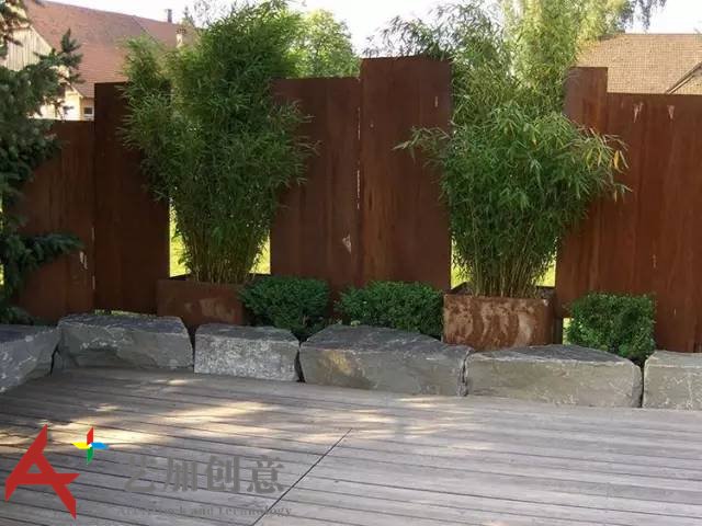 耐候钢在花园景观中的应用案例赏析 耐候钢在花园景观中的应用案例赏析