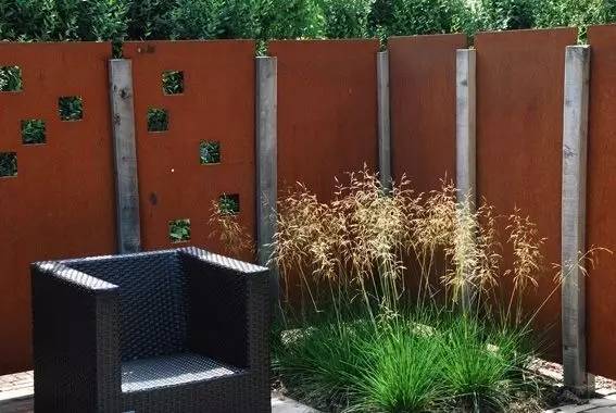 耐候钢在花园景观中的应用案例赏析 耐候钢在花园景观中的应用案例赏析