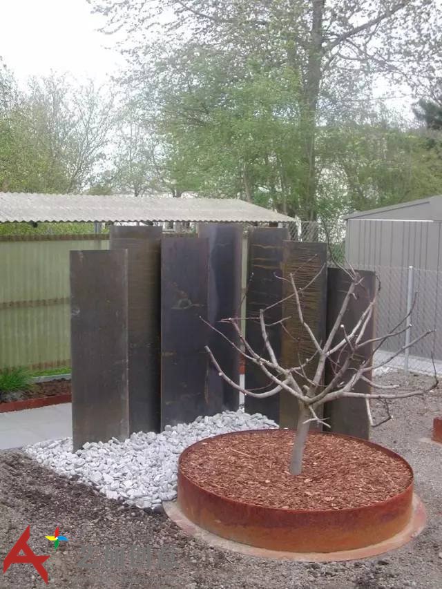 耐候钢在花园景观中的应用案例赏析 耐候钢在花园景观中的应用案例赏析