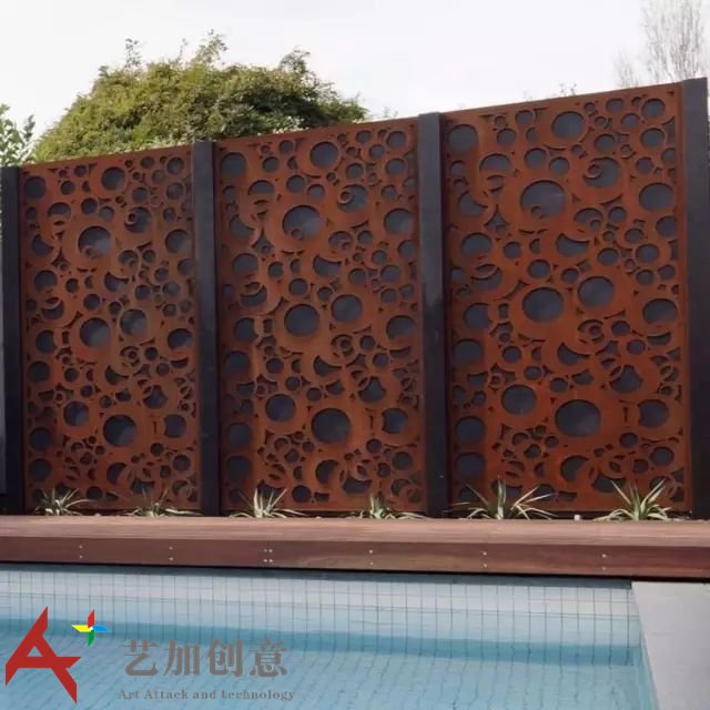 耐候钢在花园景观中的应用案例赏析 耐候钢在花园景观中的应用案例赏析