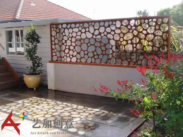 耐候钢在花园景观中的应用案例赏析 耐候钢在花园景观中的应用案例赏析