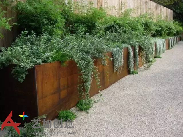 耐候钢在花园景观中的应用案例赏析 耐候钢在花园景观中的应用案例赏析