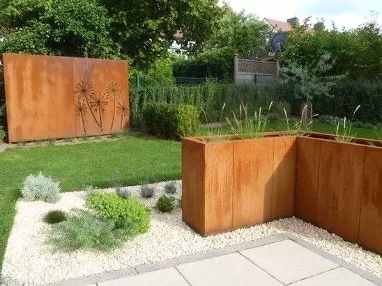 耐候钢在花园景观中的应用案例赏析 耐候钢在花园景观中的应用案例赏析