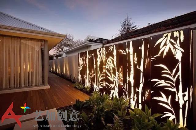 耐候钢在花园景观中的应用案例赏析 耐候钢在花园景观中的应用案例赏析