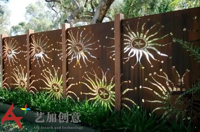 耐候钢在花园景观中的应用案例赏析 耐候钢在花园景观中的应用案例赏析