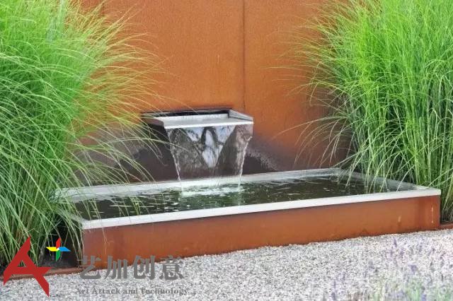 耐候钢在花园景观中的应用案例赏析 耐候钢在花园景观中的应用案例赏析