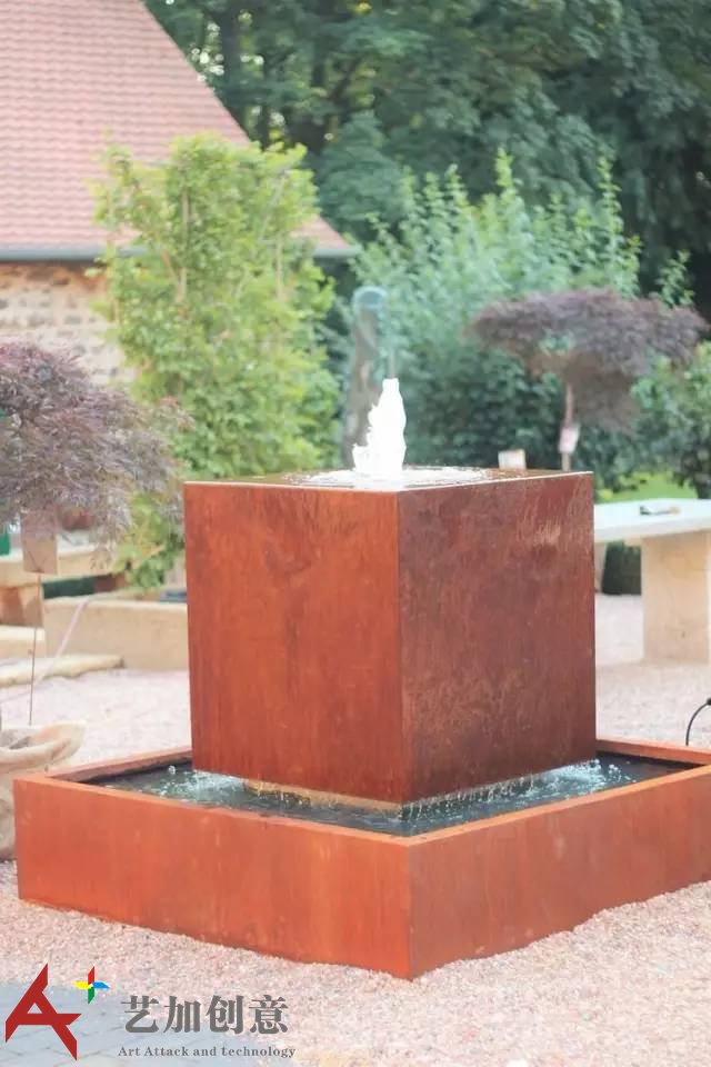 耐候钢在花园景观中的应用案例赏析 耐候钢在花园景观中的应用案例赏析