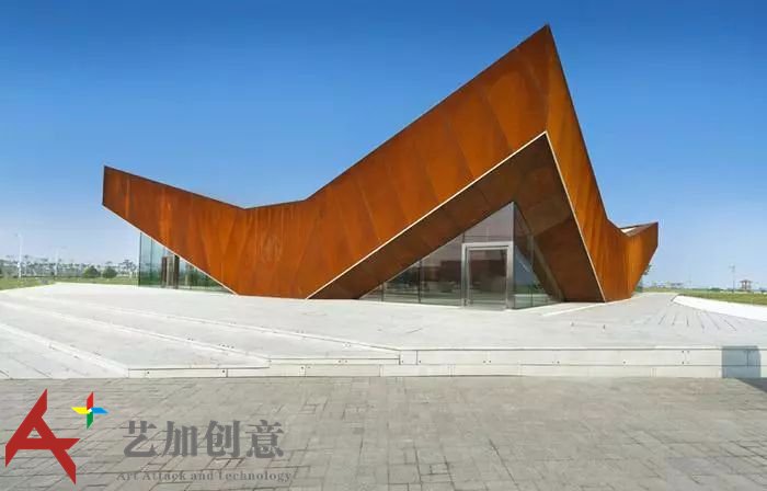 耐候钢的应用:有记忆的建筑,有故事的材料,有生命的装饰 耐候钢的应用:有记忆的建筑,有故事的材料,有生命的装饰