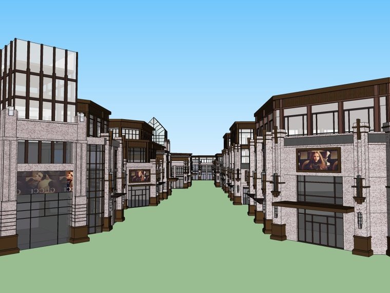 欧式商业街 4层商业规划案例分析