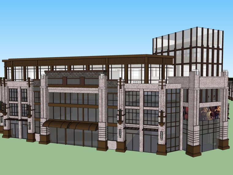欧式商业街 4层商业规划案例分析