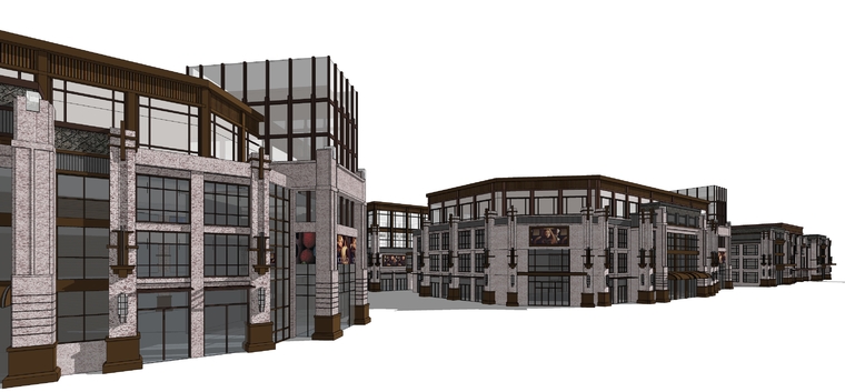 欧式商业街 4层商业规划案例分析