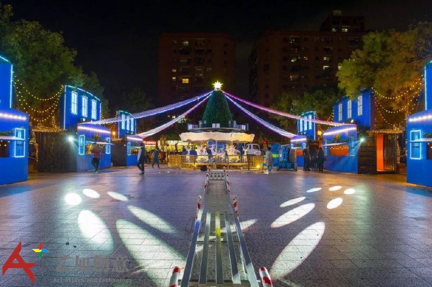 台湾2017年圣诞美陈灯饰