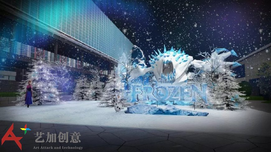 台湾2017年圣诞美陈灯饰