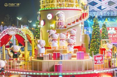2017年武汉圣诞节美陈展示