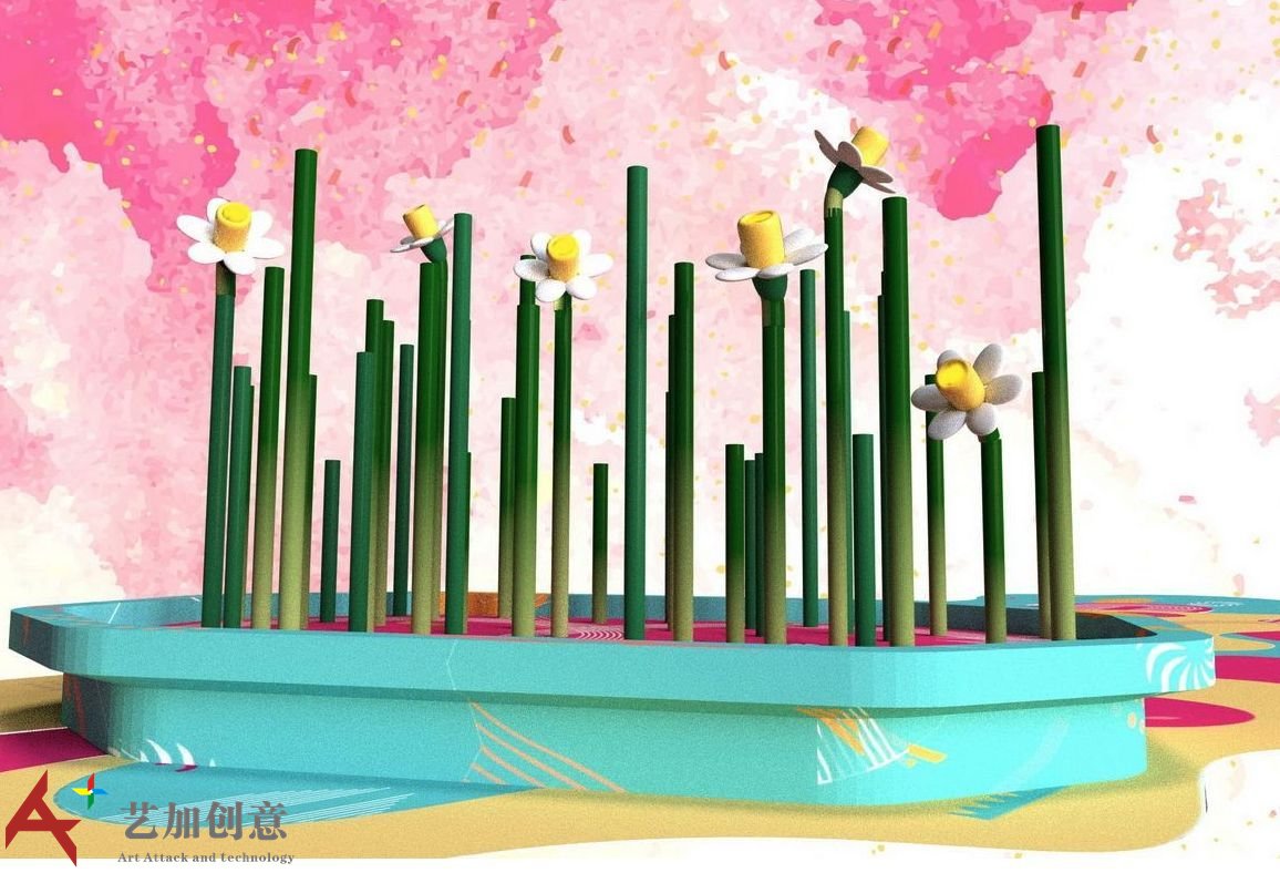 新港城中心 新年美陈 大吉潮玩派对